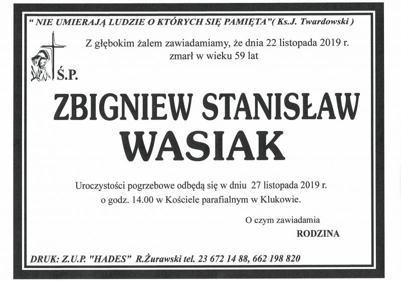 Zbigniew Stanisław Wasiak