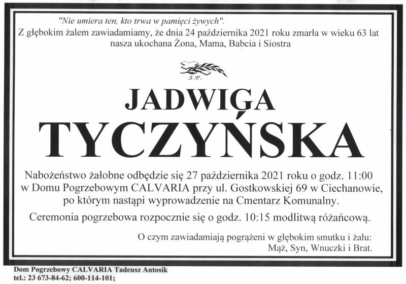 Jadwiga Tyczyńska