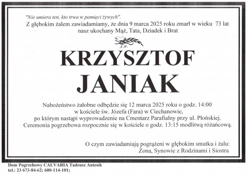 Krzysztof Janiak