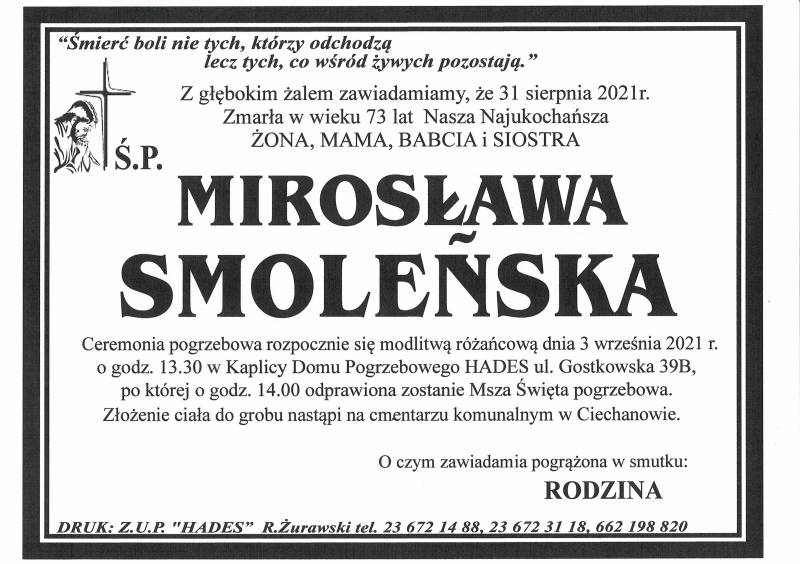 MIROSŁAWA SMOLEŃSKA