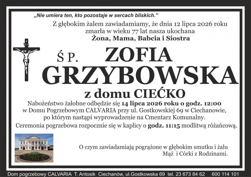 Zofia Grzybowska