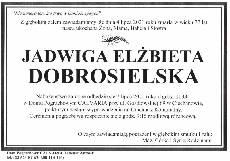 Jadwiga Elżbieta Dobrosielska