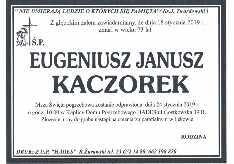 Eugeniusz Janusz Kaczorek