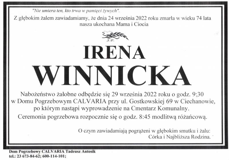 Irena Winnicka
