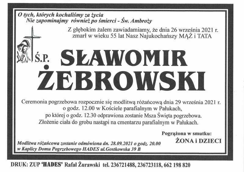 SŁAWOMIR ŻEBROWSKI