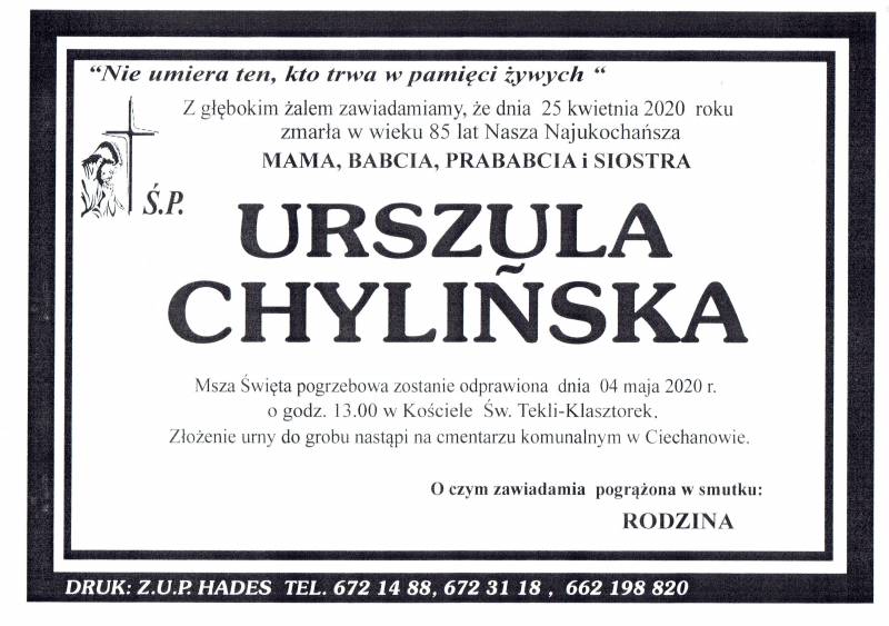 Urszula Chylińska