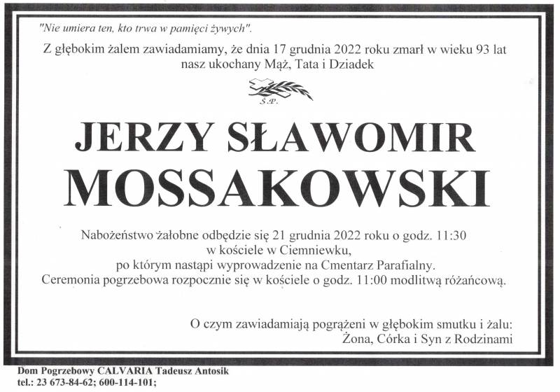 Jerzy Mossakowski