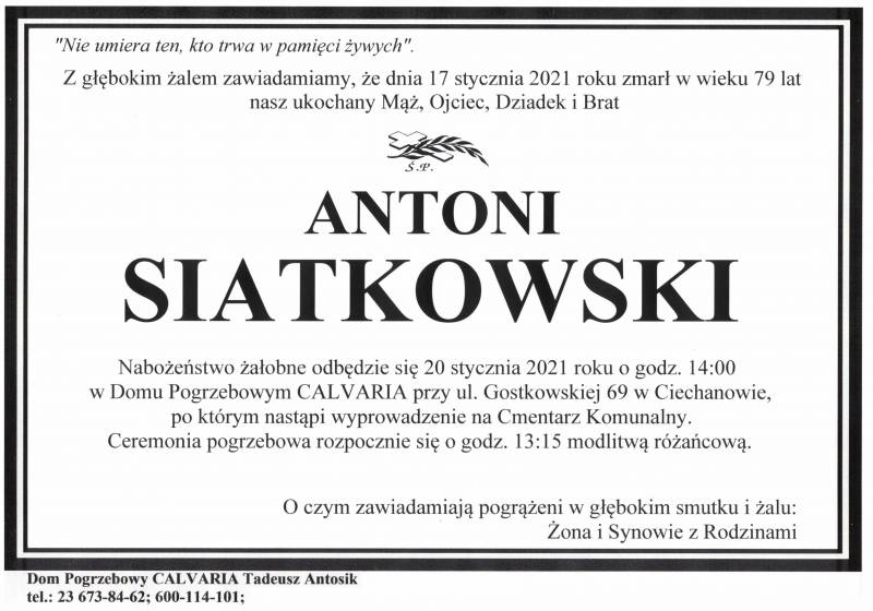 Antoni Siatkowski