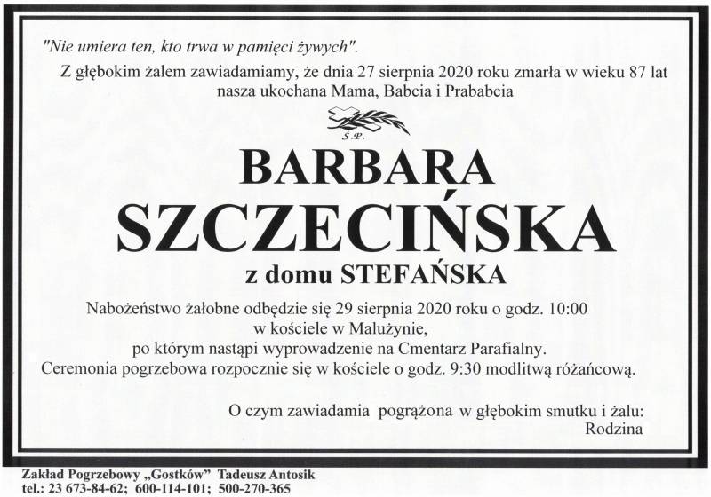 Barbara Szczecińska