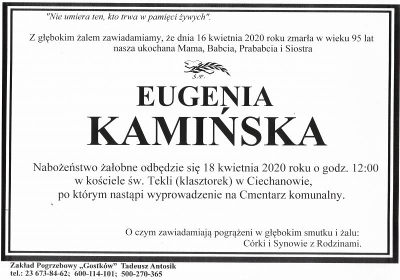 EUGENIA KAMIŃSKA