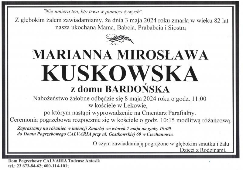 Marianna Mirosława Kuskowska