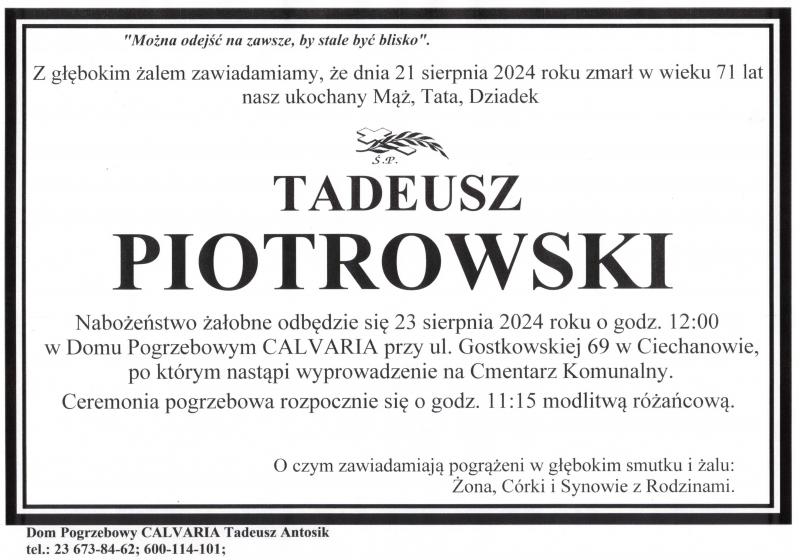 Tadeusz Piotrowski