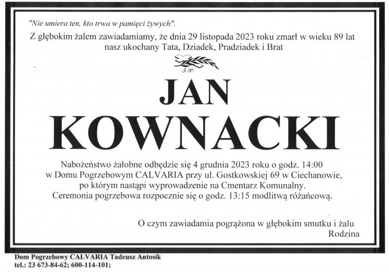 Jan Kownacki