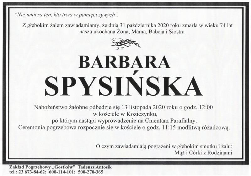 Barbara Spysińska