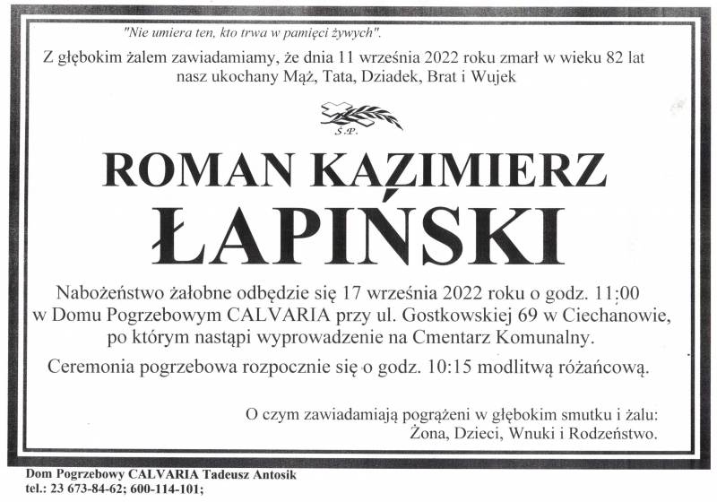 Roman Kazimierz Łapiński