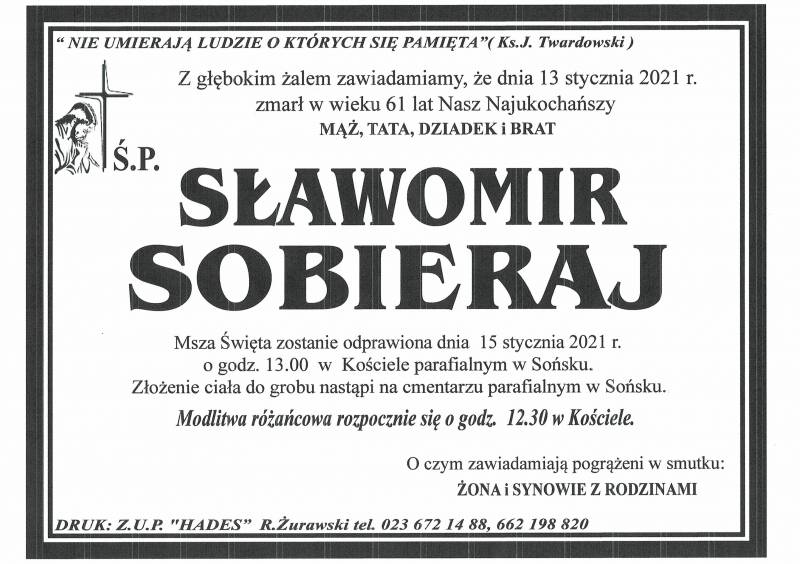 SŁAWOMIR SOBIERAJ