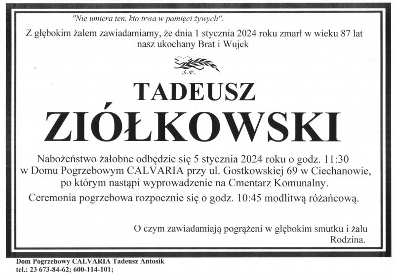 Tadeusz Ziółkowski