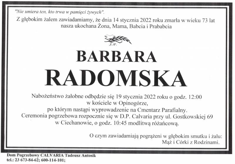 Barbara Radomska