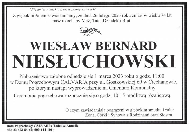 Wiesław Bernard Niesłuchowski