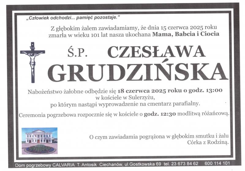 Czesława Grudzińska