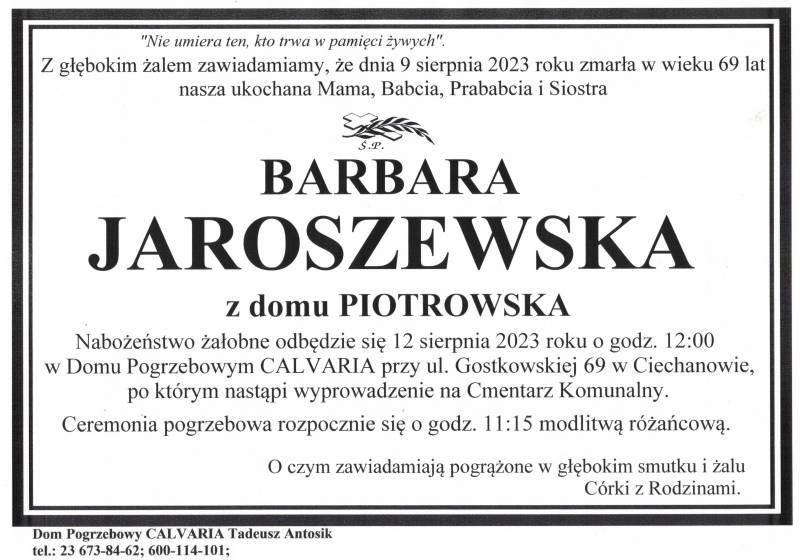 Barbara Jaroszewska
