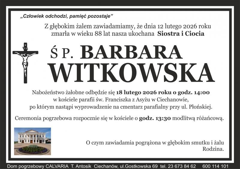 Barbara Witkowska