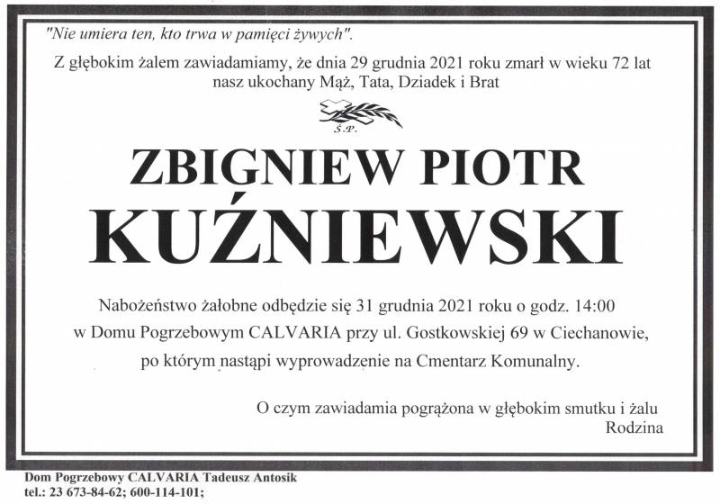 Zbigniew Piotr Kuźniewski