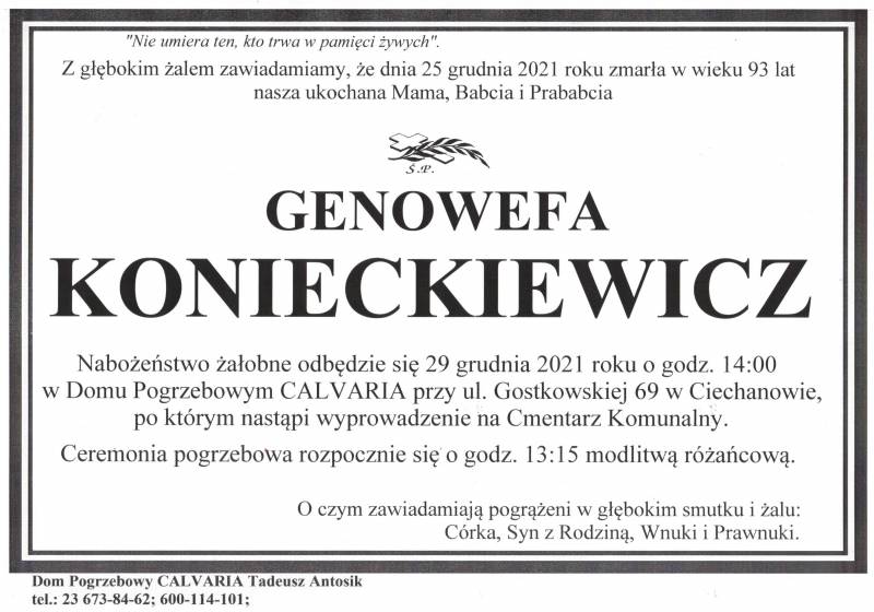 Genowefa Konieckiewicz