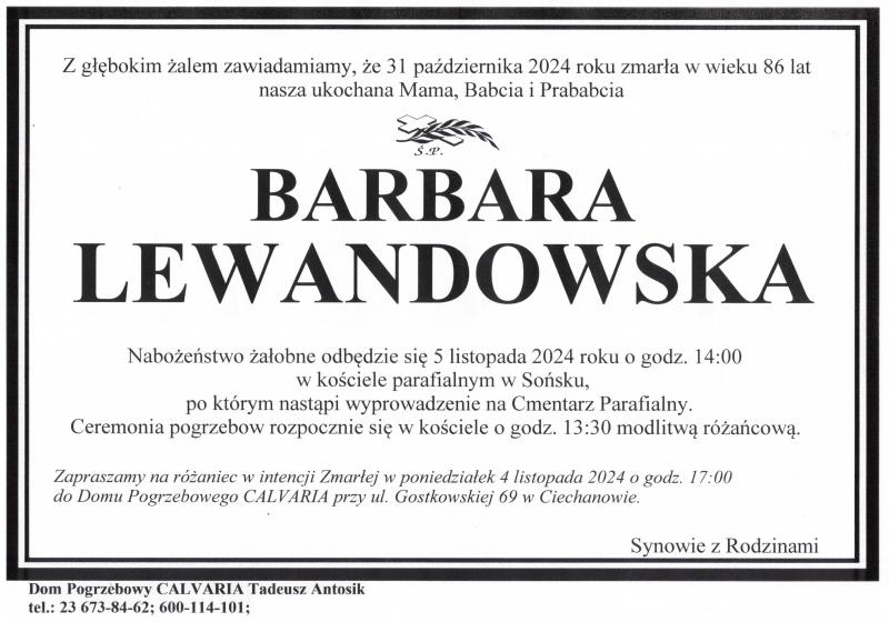Barbara Lewandowska