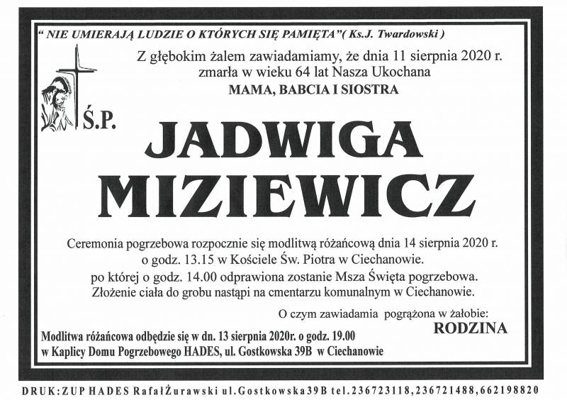 JADWIGA MIZIEWICZ