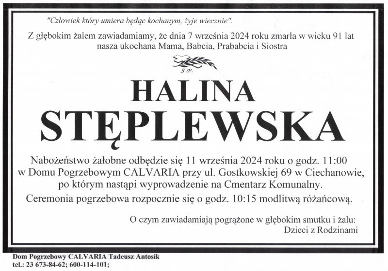 Halina Stęplewska