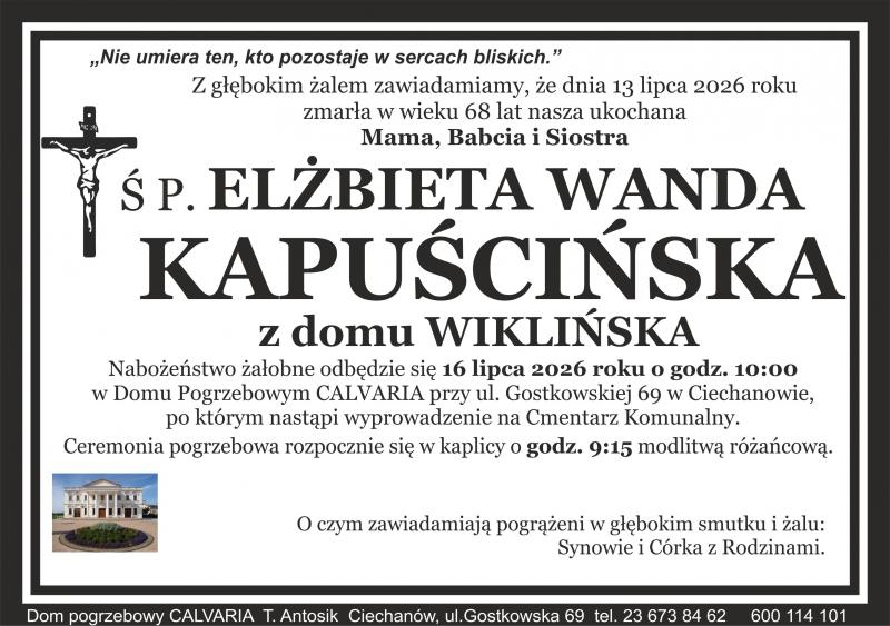 Elżbieta Wanda Kapuścińska