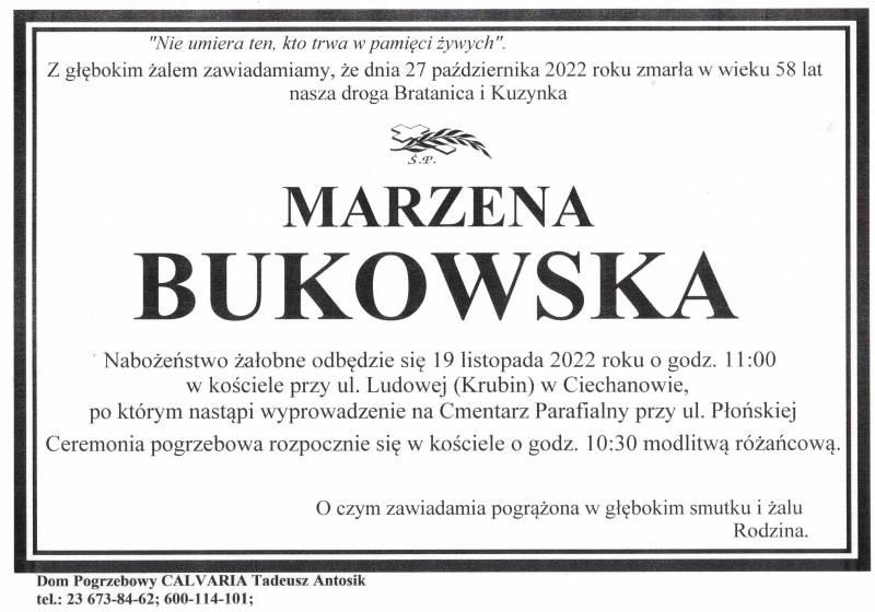 Marzena Bukowska