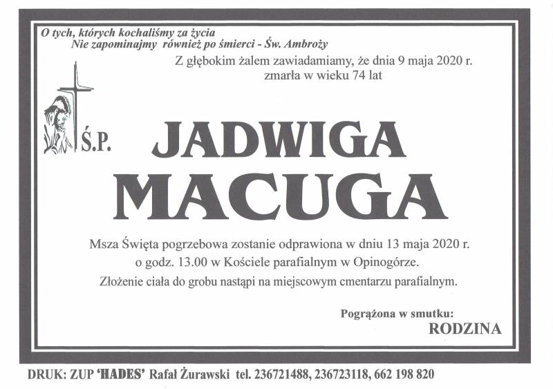 JADWIGA MACUGA