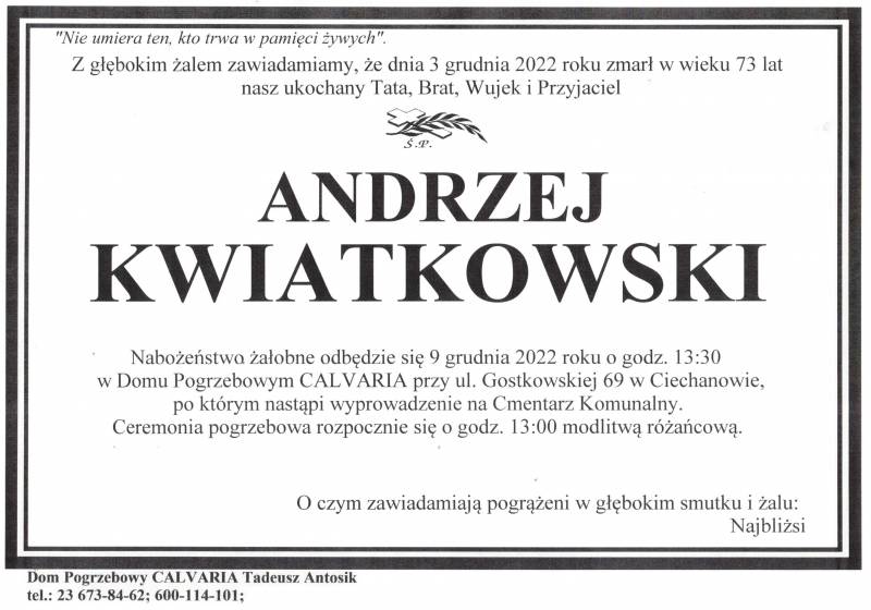 Andrzej Kwiatkowski
