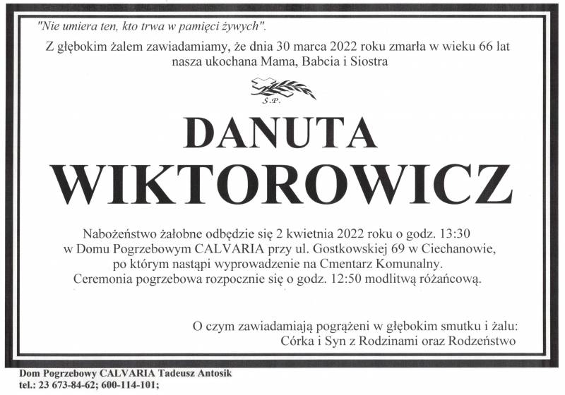 Danuta Wiktorowicz