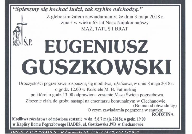 EUGENIUSZ GUSZKOWSKI