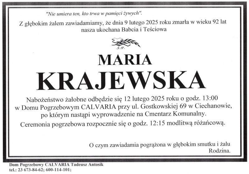 Maria Krajewska