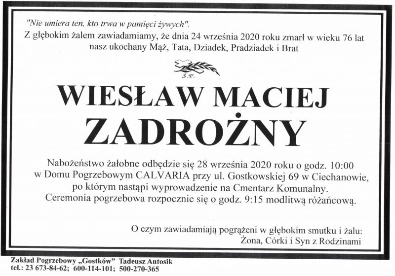 Wiesław Maciej Zadrożny