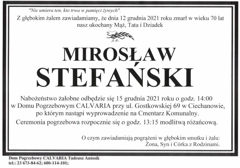 Mirosław Stefański