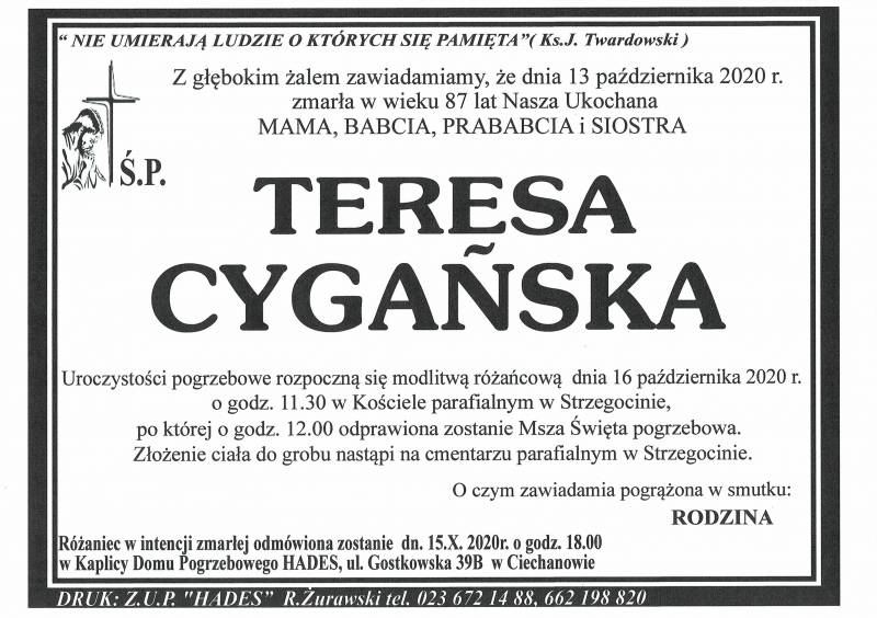 Teresa Cygańska