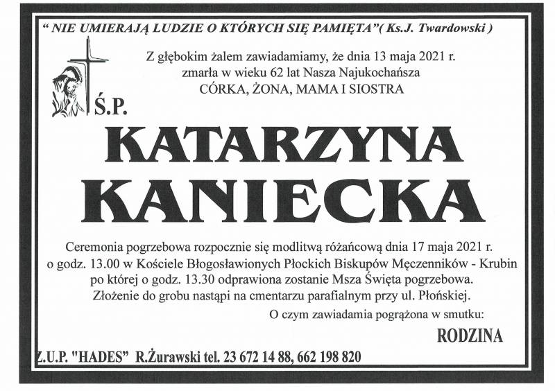 KATARZYNA KANIECKA