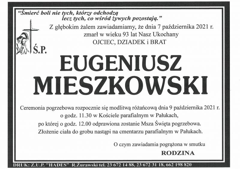 EUGENIUSZ MIESZKOWSKI