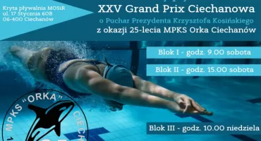 Zawody pływackie w Ciechanowie już w najbliższy weekend