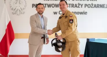 Nowy sprzęt dla straży pożarnej w Ciechanowie [zdjęcia]