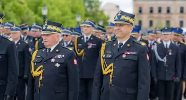 Odznaczeni generał i kapitan straży pożarnej z Ciechanowa [zdjęcia]