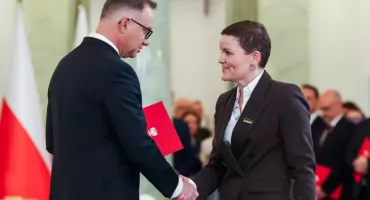 Ciechanowianka ślubowała w Pałacu Prezydenckim [zdjęcia]