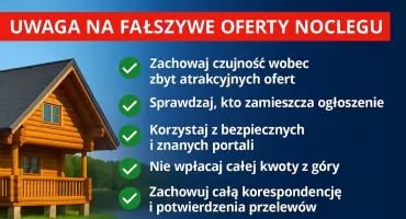 Oszustwo na wakacyjną kwaterę
