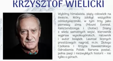 Ikona polskiego i światowego himalaizmu spotka się z mieszkańcami Ciechanowa