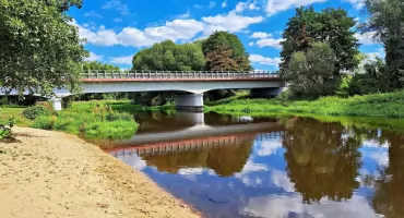 Poprawa sytuacji na odcinku rzeki w powiecie ciechanowskim